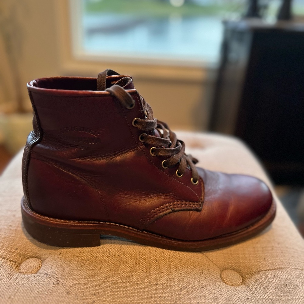 Chippewa Heritage Service Boots Oxblood - Picture 5 of 11